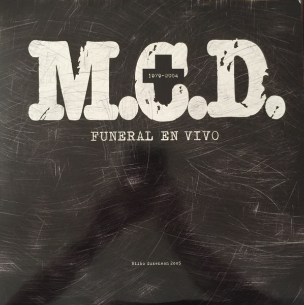 M.C.D. - FUNERAL EN VIVO (1979-2004) 2 LP+ CD
