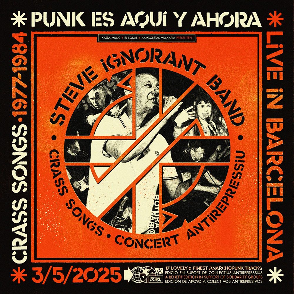 STEVE IGNORANT BAND -  Punk es aquí y ahora, Live in Barcelona