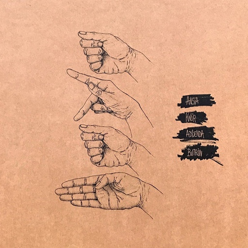 [DD-LP3208] A.KA.A.B. - Split (Ansïa, Knür, Addenda, Butrön)